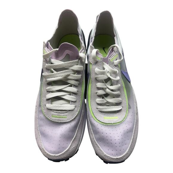 Nike Women's 10 Waffle One Athletic Shoes Football Grey/Light Thistle DC2533–004 - Picture 2 of 14